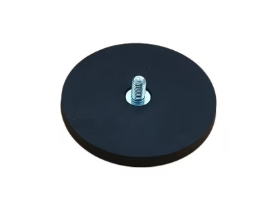  Rubber-coated magnet; Magnetic rubber suction cup; Magnetic base for car ceiling light; Strong magnet wrapped in rubber. 