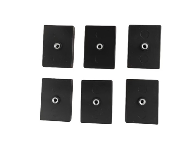  Magnetic rubber suction cup; car ceiling light magnetic base; strong magnet wrapped in rubber 